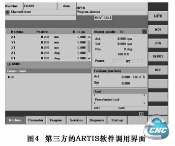 ARTIS 软件操作界面