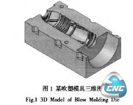 某吹塑模具三维图