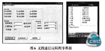 无线通信应用程序界面