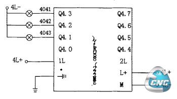 数字量扩展模块EM222电路图