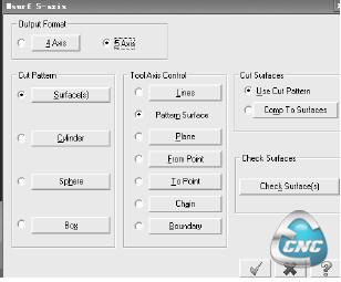 多曲面五轴对话框