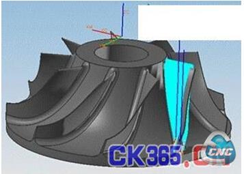  叶片精加工刀具路径