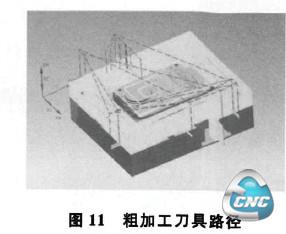 粗加工刀具路径