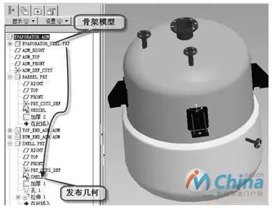 骨架的共享数据传递