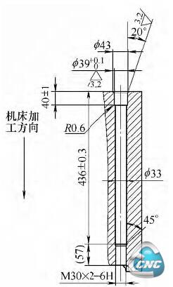 某型柴油机机身缸盖螺栓孔示意图