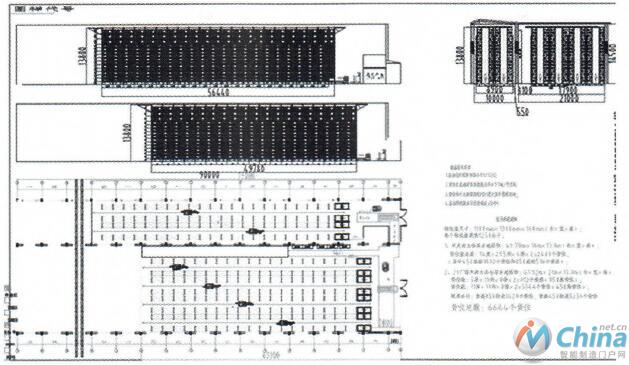 两座立体仓库总体规划方案设计图