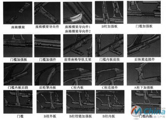 取作设计变纽的车身零件