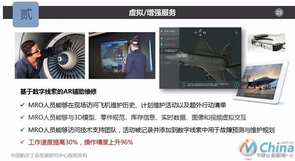 虚拟现实／增强现实技术支撑航空智能制造转型