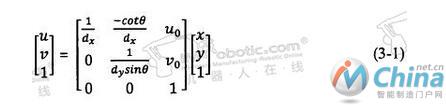 双目视觉摄像机的参数标定参考坐标系介绍